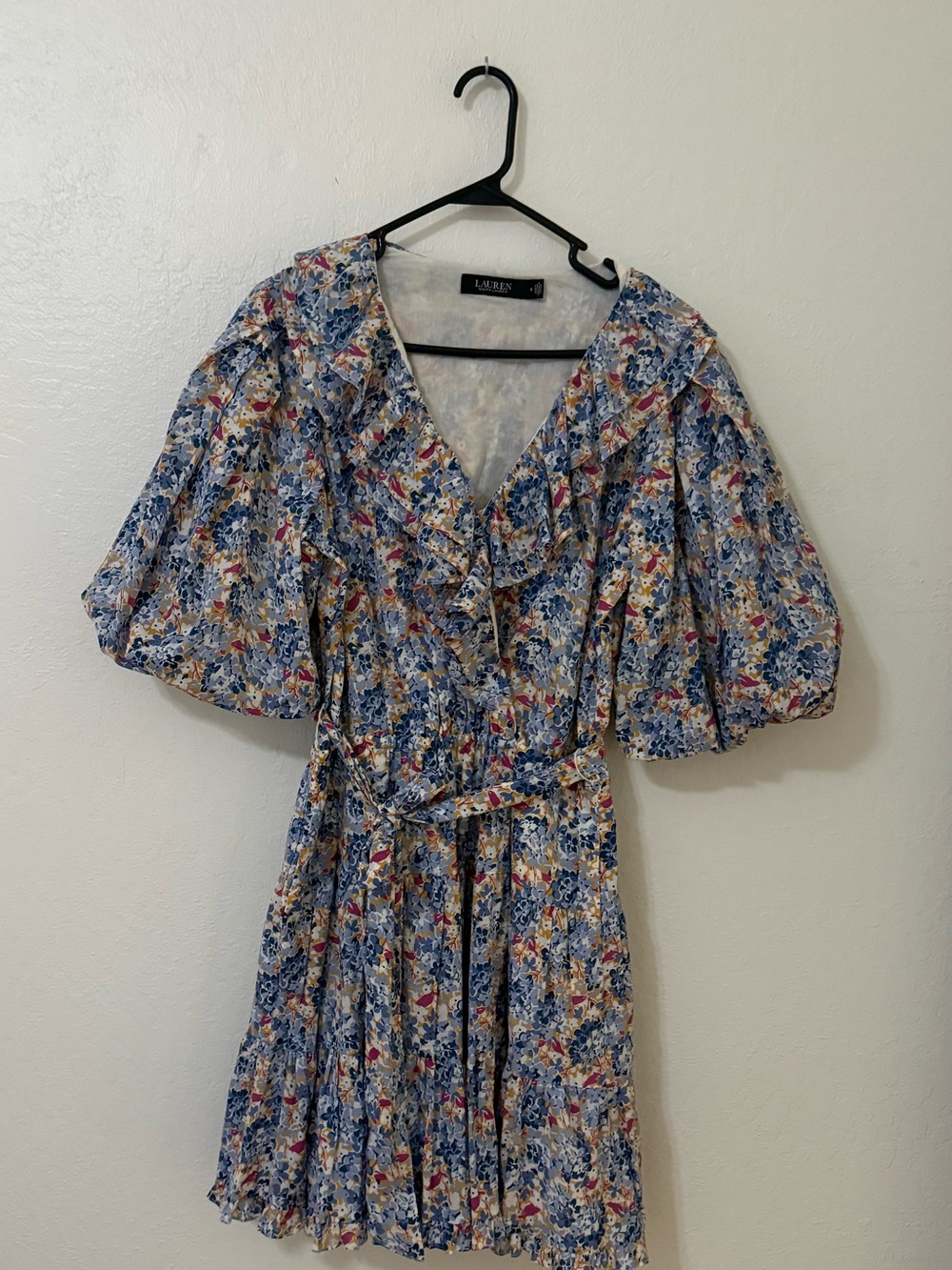 Lauren Ralph Lauren Black Label Cotton Voile Dress SZ 6